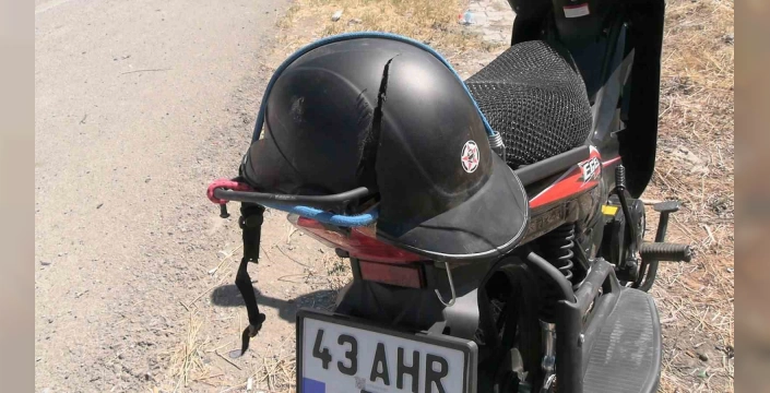 Tavşanlı'da motosiklet kazası: 72 yaşındaki sürücü yaralandı