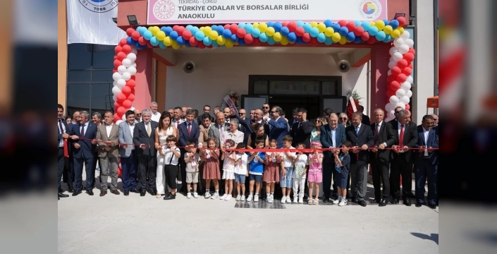 TOBB Çorlu Anaokulu açıldı