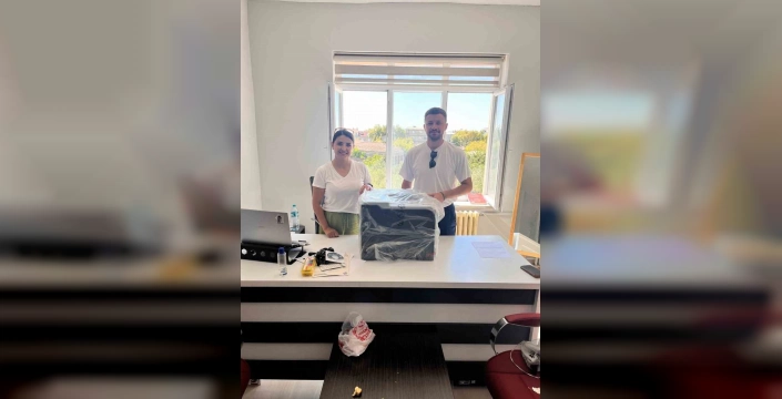 TREDAŞ, Mürefte okullarına yazıcı desteği sağladı