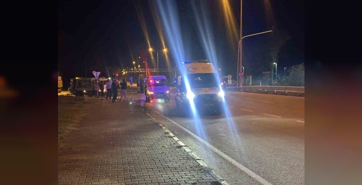 Ünye'de trafik kazası: 1 yaralı