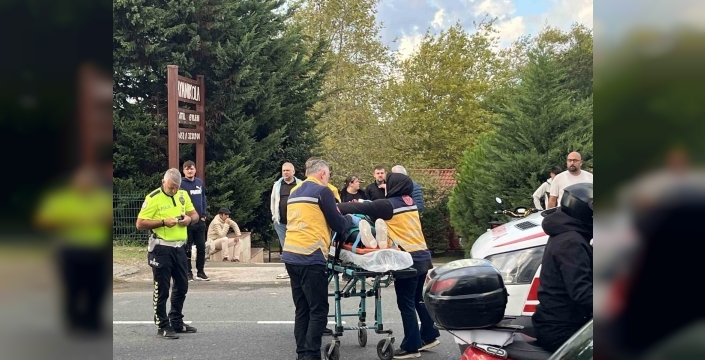 Ünye'de trafik kazası: Bir yaralı