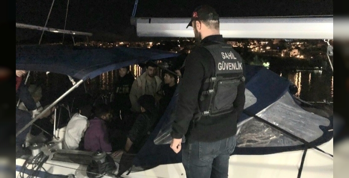 Bodrum'da 106 göçmen yakalandı, 1 kaçakçı gözaltına alındı