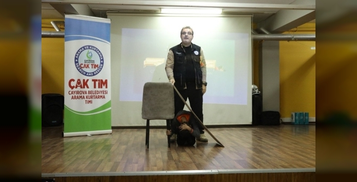 ÇAK-TİM, Çayırova okullarında afet bilinci eğitimleri başlattı