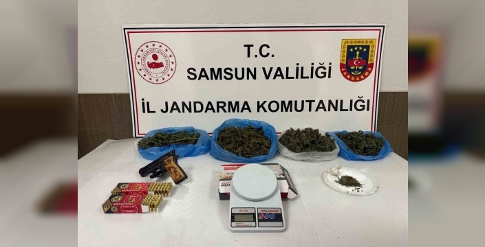 Çarşamba'da Uyuşturucu ve Silah Operasyonu: 3 Tutuklama