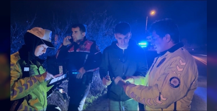 Çorlu'da polisten kaçan motosikletli kovalamaca sonucu yakalandı: 'Polisten kimse kaçmasın'