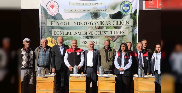 Elazığ'da organik arıcılığa destek: Kovan ve ekipman dağıtıldı