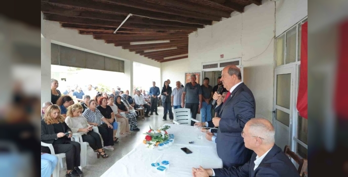 Ersin Tatar: Kıbrıs Türkü’nün egemenliği ve devletinden geri dönüş yoktur