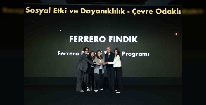 Ferrero Fındık'ın Değerli Tarım Programı Çevre Odaklı Kategoride Ödül Aldı