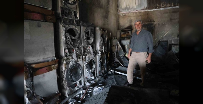 Hatay'da beyaz eşya bayisinde 3 milyon TL'lik yangın: Elektrik kontağı şüphesi