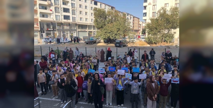 Iğdır Atatürk İlkokulu'nda Filistin Farkındalık Etkinliği