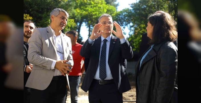 İlkadım'da Gazi Park'a yenileme ve prestijli hale getirme çalışmaları sürüyor