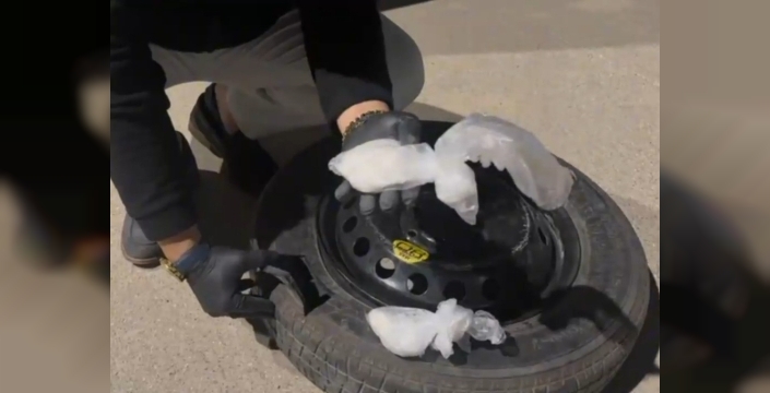 Kahramanmaraş'ta uyuşturucu operasyonu: Stepneye gizlenmiş metamfetamin ele geçirildi, 2 tutuklandı