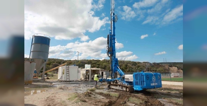 Karabiga'da 250 kişilik kapalı spor salonu inşaatı başladı