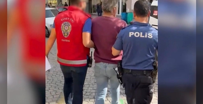 Kayseri'de 12 yıl 6 ay kesinleşmiş hapis cezasıyla aranan şahıs yakalandı