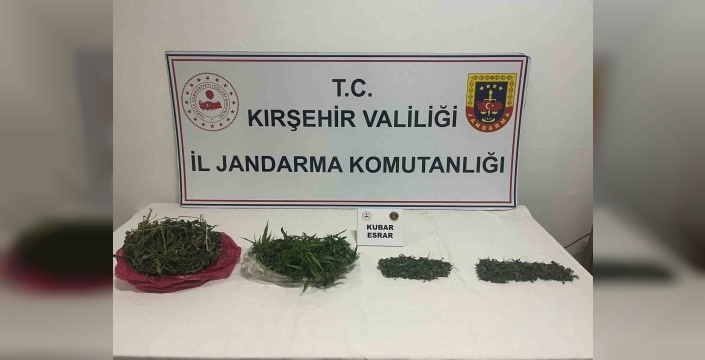 Kırşehir'de uyuşturucu operasyonu: 4 tutuklama