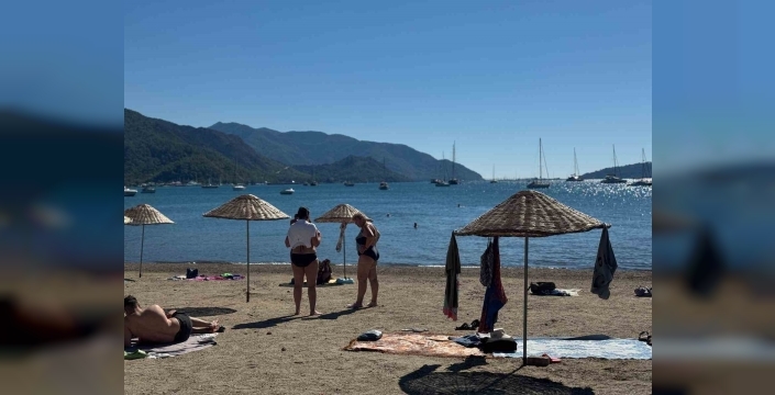 Marmaris'te yaz mevsimi devam ediyor