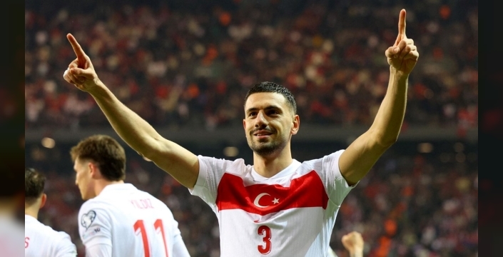 Merih Demiral'dan Gürcistan'a 2 gol: Milli takımdaki gol sayısı 6'ya çıktı