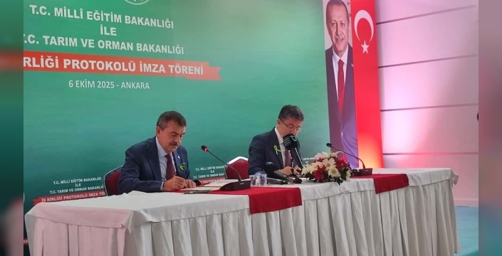 Milli Eğitim ve Tarım Orman Bakanlıkları iş birliği ile 'Yeşil Vatan' ve 'Aile Yılı' vurgusu