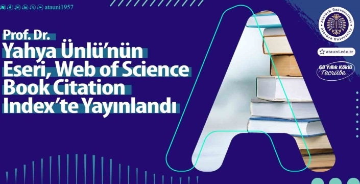 Prof. Dr. Yahya Ünlü'nün 'Akut Aortik Sendromlar' kitabı Web of Science'ta yayımlandı
