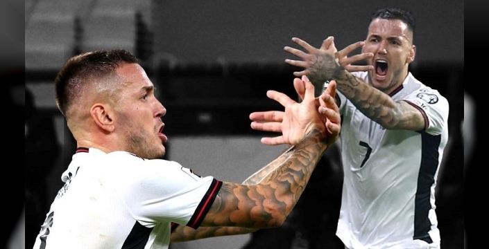 Rey Manaj'dan gol ve olay yaratan