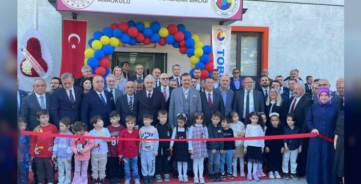 Rıfat Hisarcıklıoğlu Gemlik'te TOBB anaokulu açtı