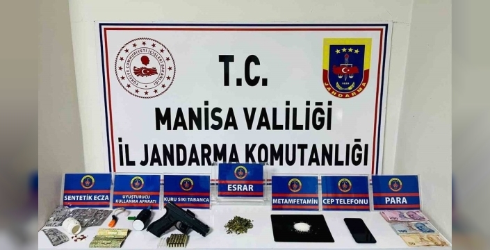 Salihlide uyuşturucu şoku: Metamfetamin, esrar ve hap ele geçirildi!