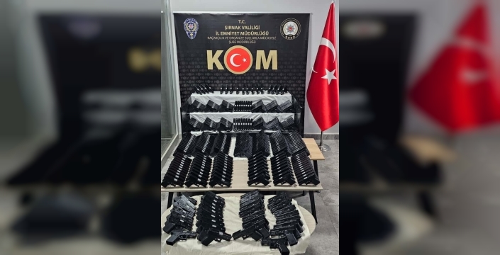Şırnak'ta 500 adet atışa hazır tabanca ele geçirildi