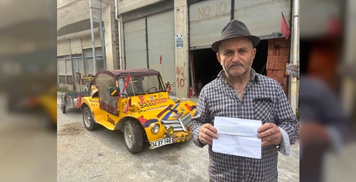Trabzonlu girişimcinin hayali: Cabrio aracı yolda değil tutanakta kaldı