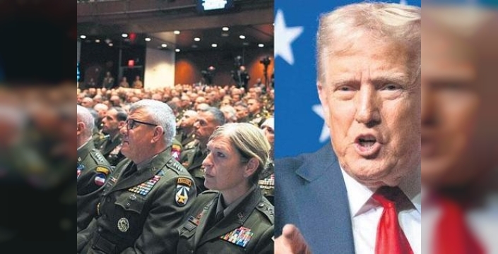 Trump'tan üst düzey subaylara: Beğenmezseniz çıkabilirsiniz