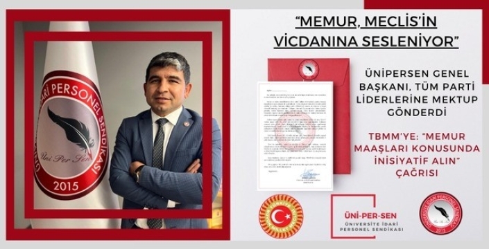 ÜNİPERSEN'den TBMM'ye Çağrı: Memur Maaşları Adaletle Belirlenmeli