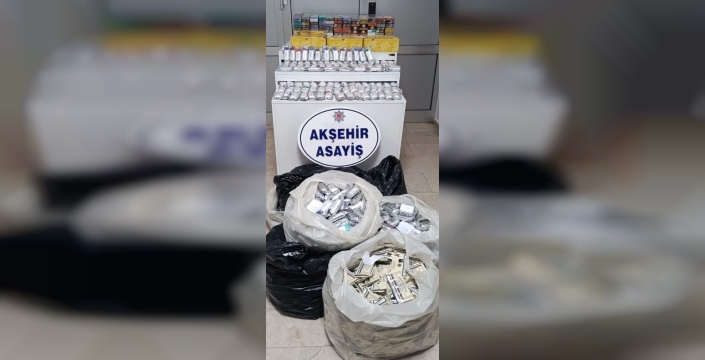 Akşehir'de büyük gümrük kaçağı operasyonu: Tütün mamülleri ele geçirildi!