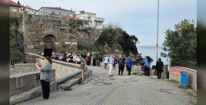 Amasra'ya kruvaziyer ile gelen ziyaretçi sayısı 112 bini geçti!