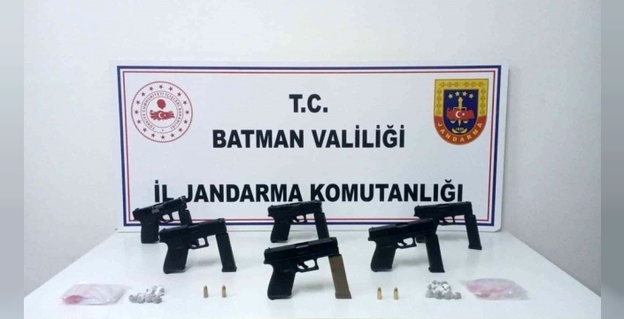 Batman’da kaçak silah ticaretine büyük darbe: 6 tutuklama!