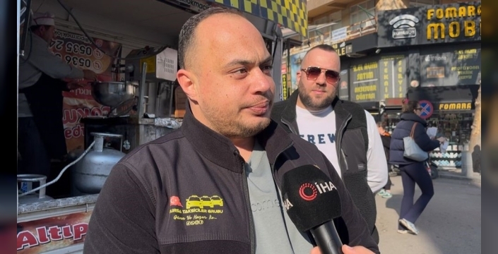 Bursa taksicilerinden şehitler için anlamlı lokma ikramı