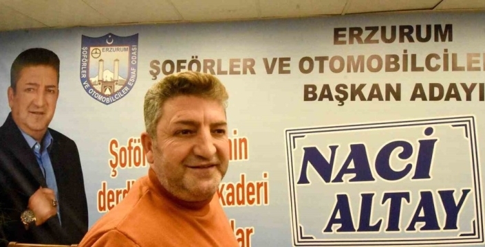 Direksiyon başında alın teri: Naci Altay, şoför esnafının umudu oldu!
