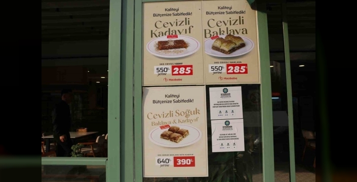Diyarbakır’ın Hacıbaba Pastaneleri'nden kışa özel tatlı kampanyası