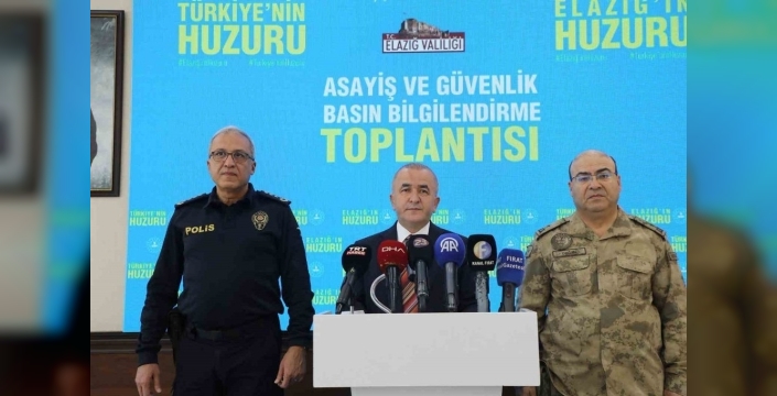 Elazığ'da suç oranları düşüyor: Güvenlik güçlerinin başarılı operasyonları