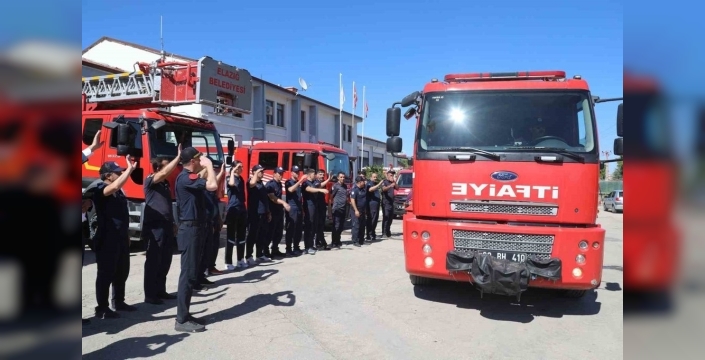 Elazığ İtfaiyesi'nden 11 ayda bin 482 yangın müdahalesi!