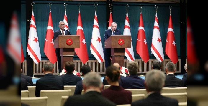 Erdoğan: Kıbrıs'ta iki devletli çözüm zorunlu