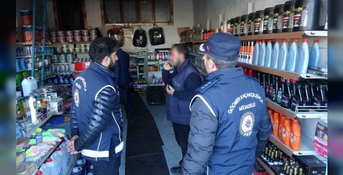 Erzurumda göçmenlere yönelik denetim operasyonu