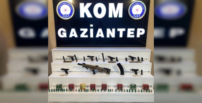 Gaziantep şokta! kaçak silah ticareti çökertildi, 7 silah ele geçirildi!