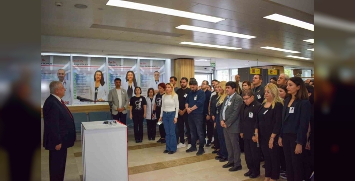 Gaziantep'te Atatürk'e duygusal veda: ANKA Hastanesi'nde anma töreni