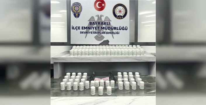 İzmir'de şok operasyon: 6 bin 776 uyuşturucu hapla 3 şüpheli gözaltında