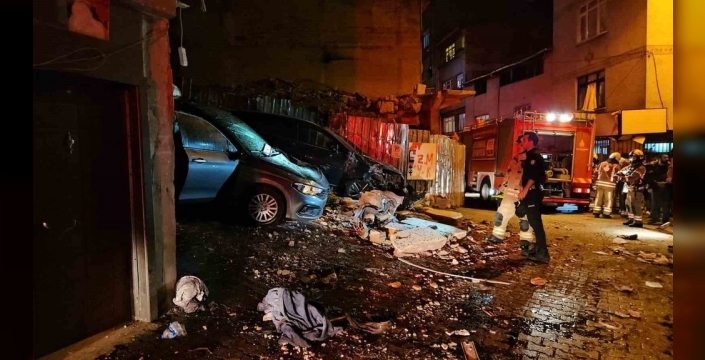 Kağıthane'de doğal gaz patlaması: Şok edici anlar ve bir yaralı