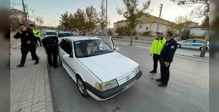 Karaman'da kaçan sürücüye 30 bin lira ceza ve 2 yıl ehliyet yasağı