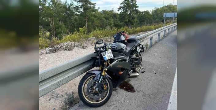 Kemerde motosiklet kazası: Üniversite öğrencisi yaşamını yitirdi