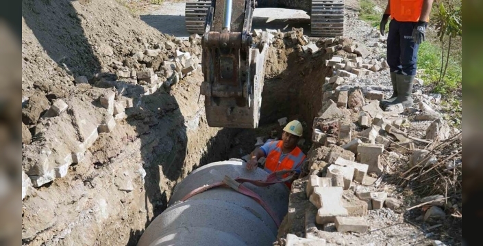 Köyceğiz'de yağmur suyu taşkınlarına karşı mücadele başladı