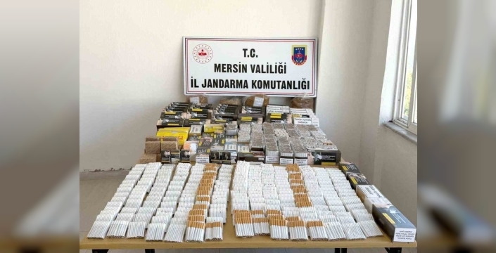 Mersin'de kaçak sigara operasyonu: 65 sigara sarma makinesi ele geçirildi