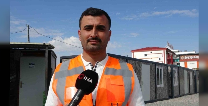 Mikail Ünsal, deprem sonrası kendi konteynerini üreterek umut yarattı