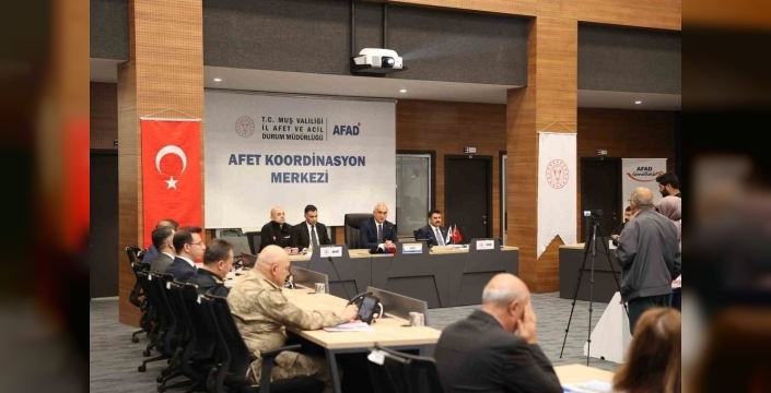 Muş'ta kışa hazırlık teyakkuzu: İRAP ve tedbirler masaya yatırıldı